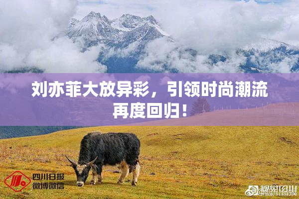 刘亦菲大放异彩，引领时尚潮流再度回归！