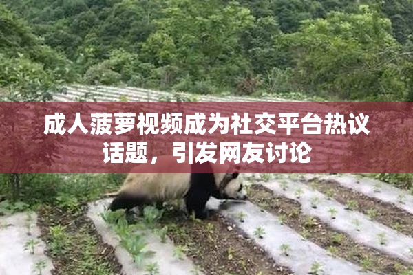 成人菠萝视频成为社交平台热议话题，引发网友讨论
