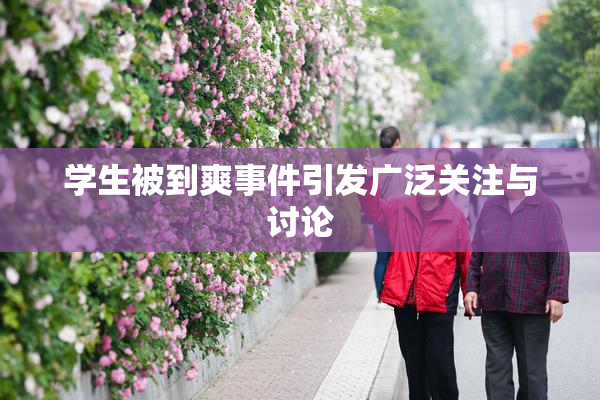 学生被到爽事件引发广泛关注与讨论