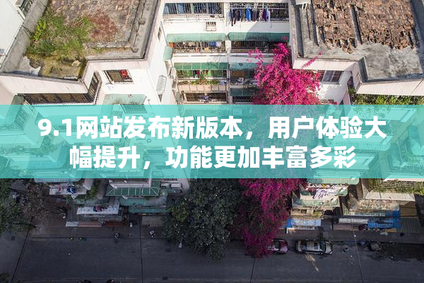 9.1网站发布新版本，用户体验大幅提升，功能更加丰富多彩