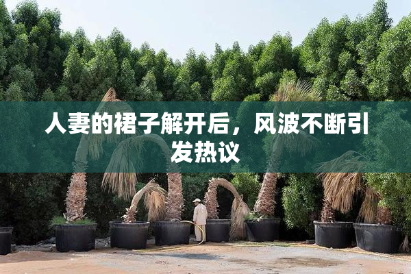 人妻的裙子解开后，风波不断引发热议