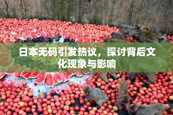 日本无码引发热议，探讨背后文化现象与影响
