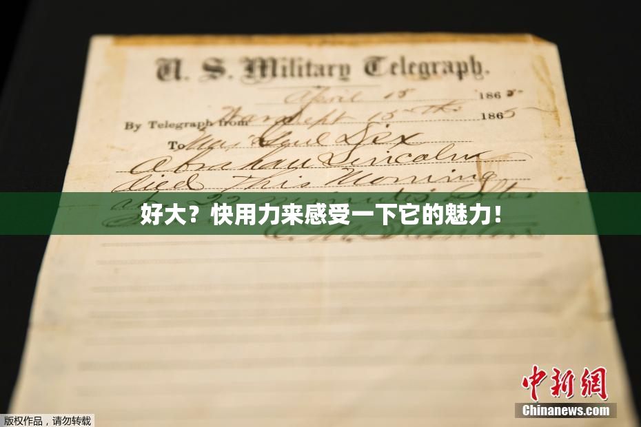 好大？快用力来感受一下它的魅力！