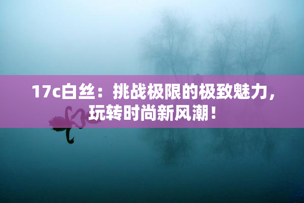 17c白丝：挑战极限的极致魅力，玩转时尚新风潮！