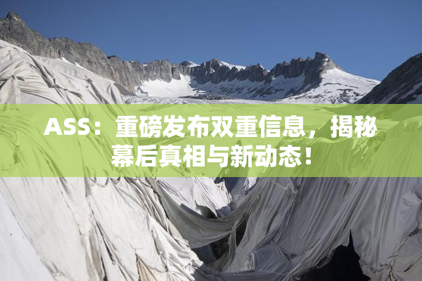 ASS：重磅发布双重信息，揭秘幕后真相与新动态！