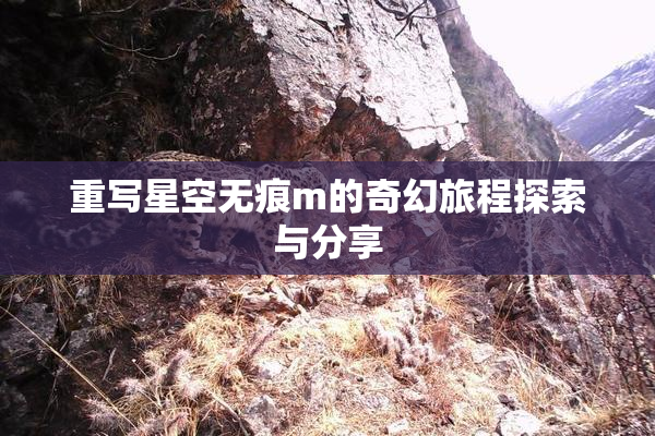 重写星空无痕m的奇幻旅程探索与分享