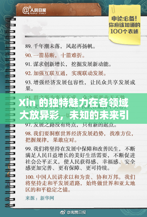 Xin 的独特魅力在各领域大放异彩，未知的未来引人期待