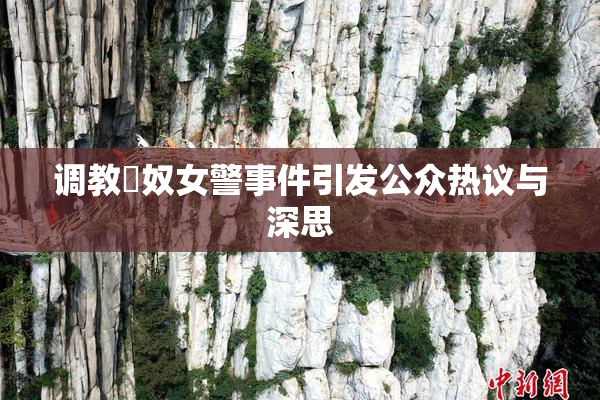 调教婬奴女警事件引发公众热议与深思
