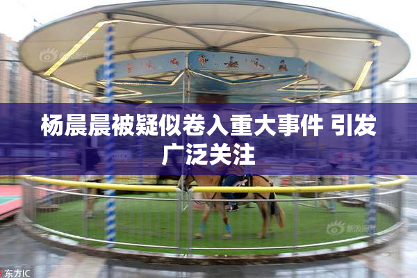 杨晨晨被疑似卷入重大事件 引发广泛关注