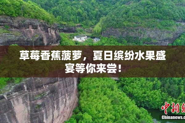 草莓香蕉菠萝，夏日缤纷水果盛宴等你来尝！