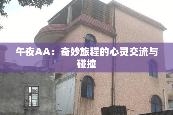 午夜AA：奇妙旅程的心灵交流与碰撞