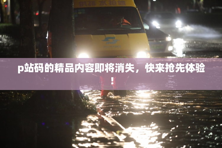 p站码的精品内容即将消失，快来抢先体验！