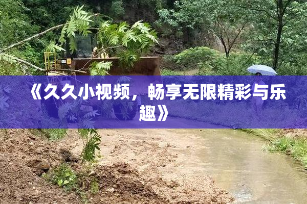 《久久小视频，畅享无限精彩与乐趣》