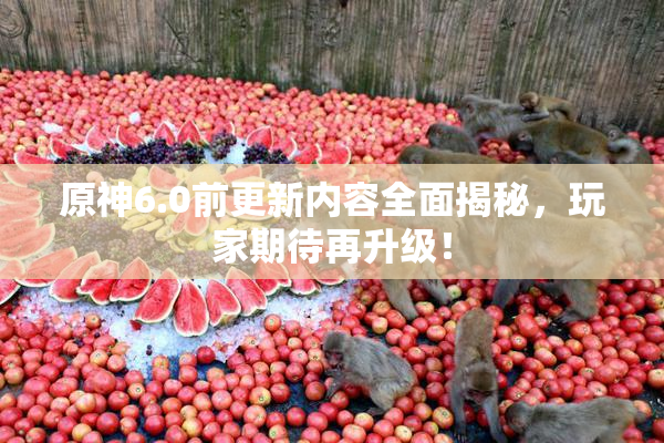 原神6.0前更新内容全面揭秘，玩家期待再升级！