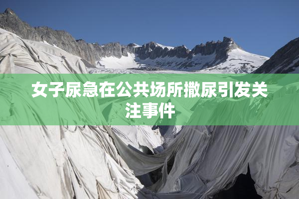 女子尿急在公共场所撒尿引发关注事件