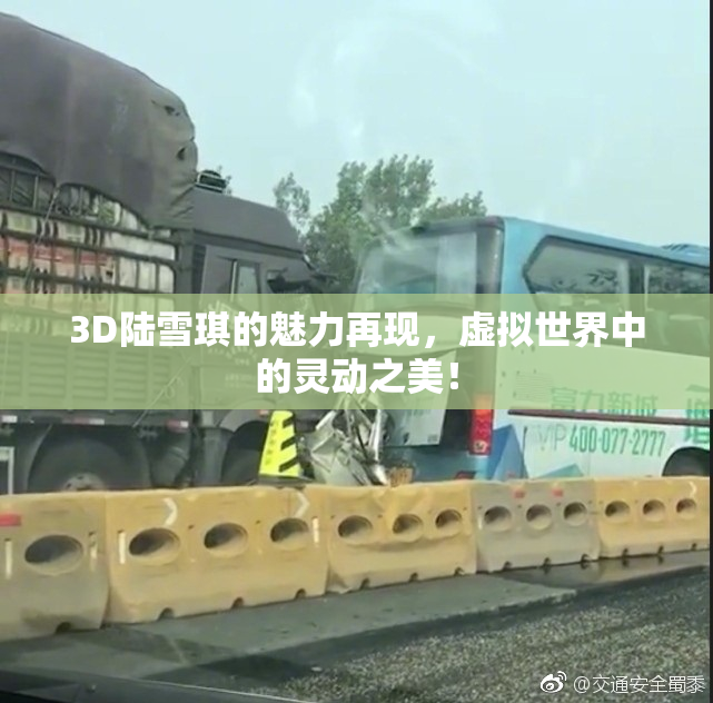 3D陆雪琪的魅力再现，虚拟世界中的灵动之美！