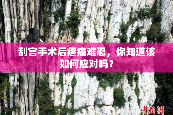 刮宫手术后疼痛难忍，你知道该如何应对吗？