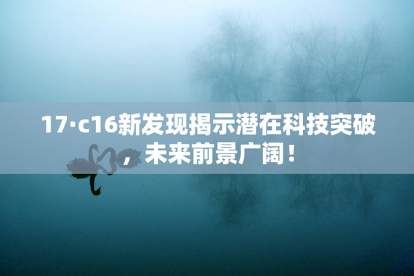 17·c16新发现揭示潜在科技突破，未来前景广阔！