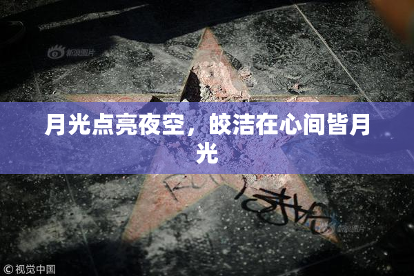 月光点亮夜空，皎洁在心间皆月光