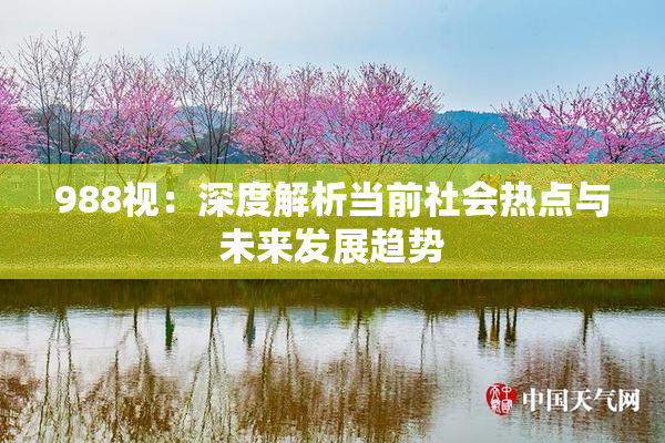 988视：深度解析当前社会热点与未来发展趋势