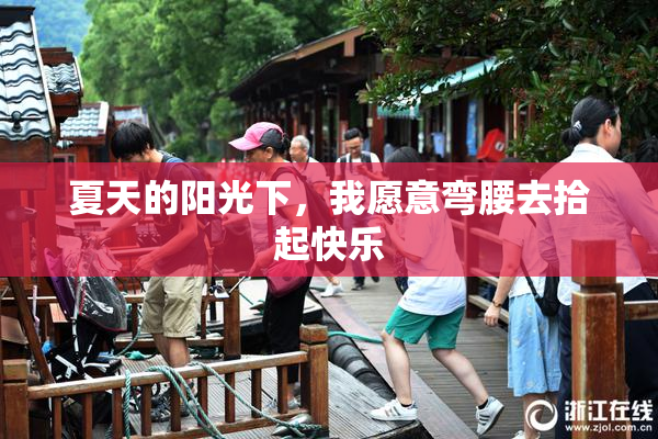 夏天的阳光下，我愿意弯腰去拾起快乐