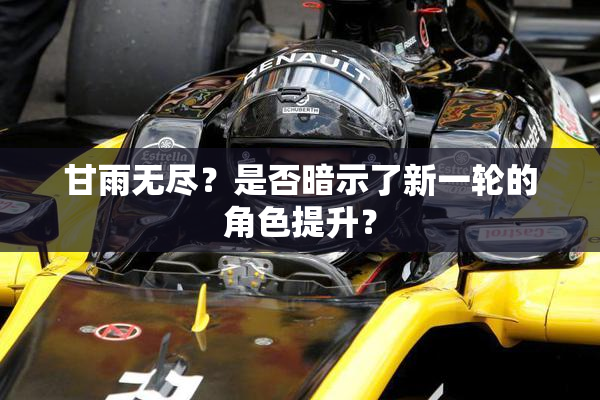 甘雨无尽？是否暗示了新一轮的角色提升？
