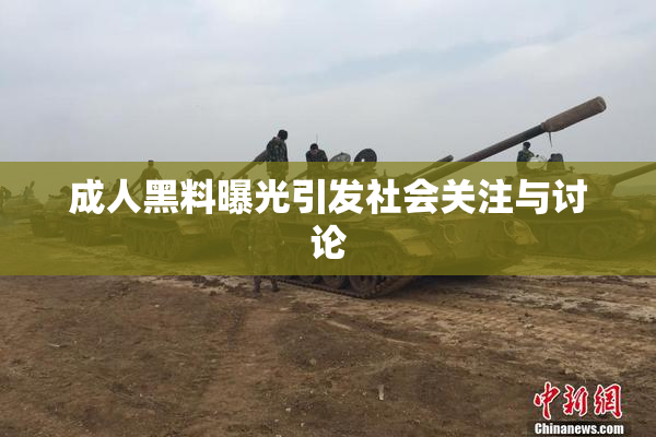 成人黑料曝光引发社会关注与讨论