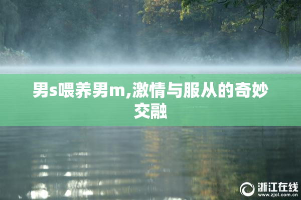 男s喂养男m,激情与服从的奇妙交融