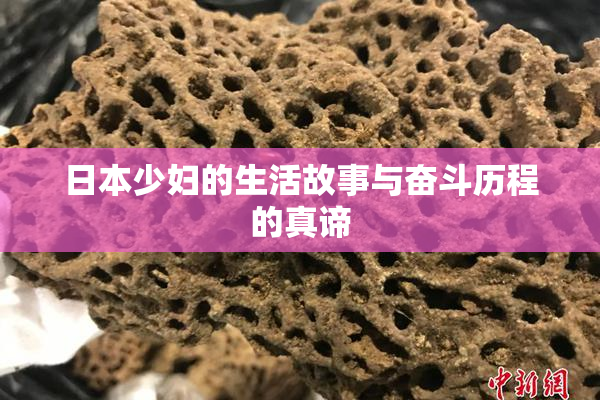 日本少妇的生活故事与奋斗历程的真谛