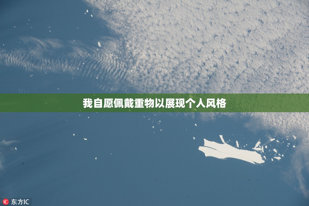 我自愿佩戴重物以展现个人风格