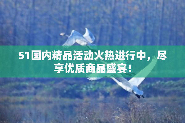 51国内精品活动火热进行中，尽享优质商品盛宴！