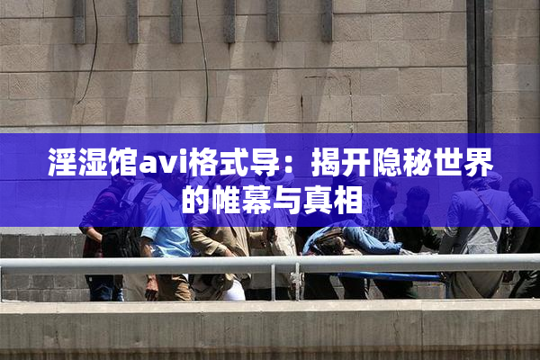 淫湿馆avi格式导：揭开隐秘世界的帷幕与真相