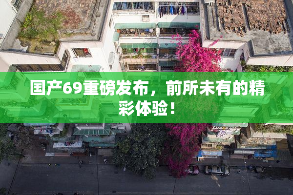 国产69重磅发布，前所未有的精彩体验！