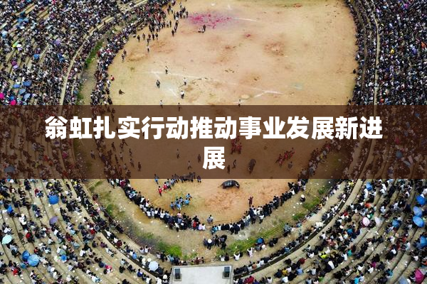 翁虹扎实行动推动事业发展新进展