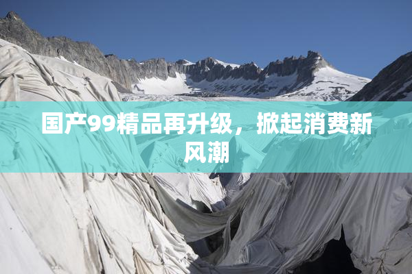 国产99精品再升级，掀起消费新风潮