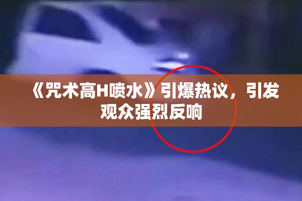 《咒术高H喷水》引爆热议，引发观众强烈反响