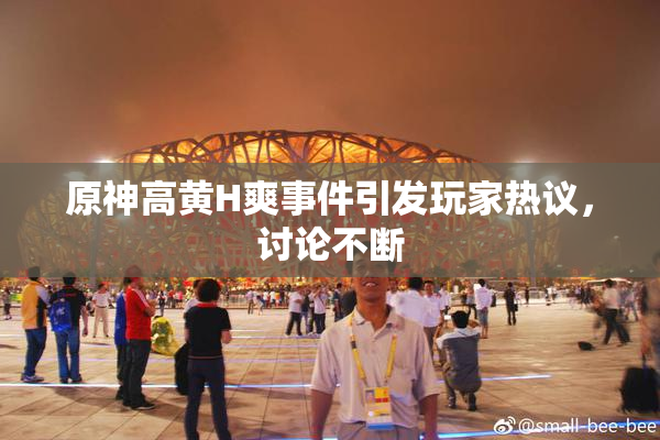 原神高黄H爽事件引发玩家热议，讨论不断