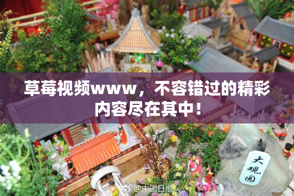 草莓视频www，不容错过的精彩内容尽在其中！