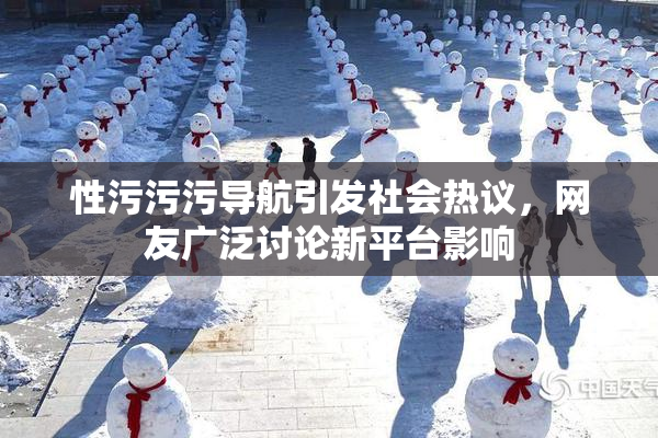 性污污污导航引发社会热议，网友广泛讨论新平台影响