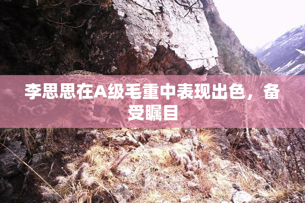 李思思在A级毛重中表现出色，备受瞩目