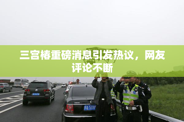 三宫椿重磅消息引发热议，网友评论不断