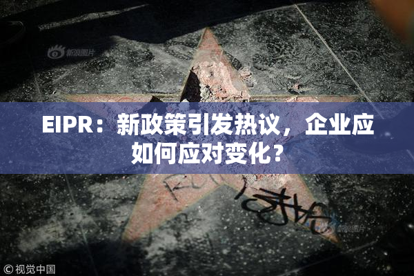 EIPR：新政策引发热议，企业应如何应对变化？