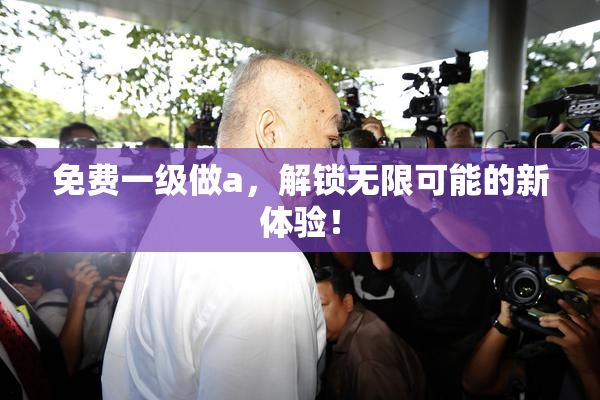 免费一级做a，解锁无限可能的新体验！