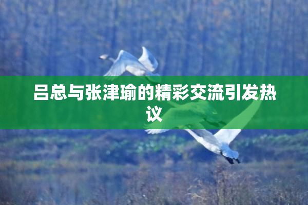 吕总与张津瑜的精彩交流引发热议