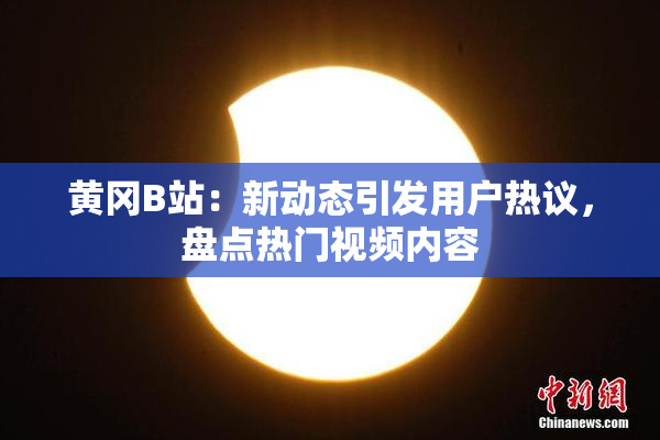 黄冈B站：新动态引发用户热议，盘点热门视频内容