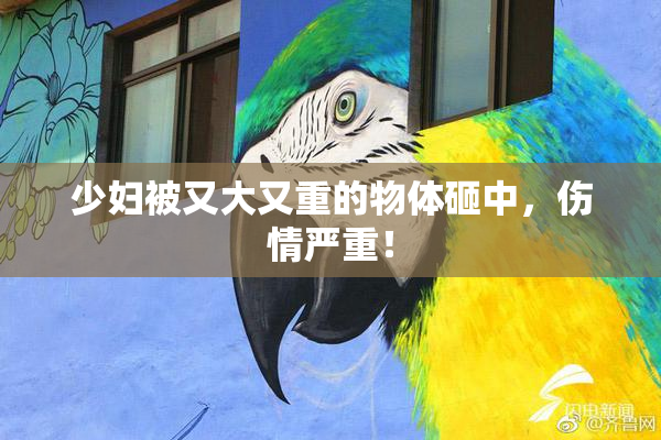 少妇被又大又重的物体砸中，伤情严重！