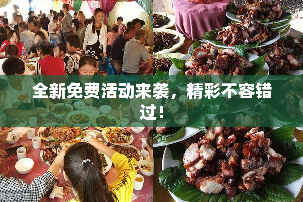 全新免费活动来袭，精彩不容错过！