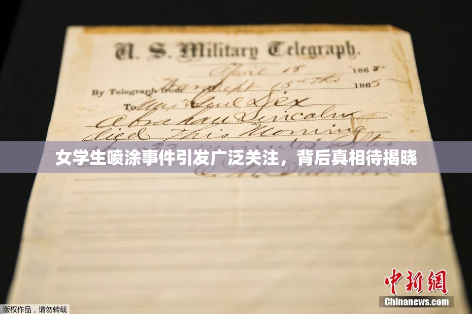 女学生喷涂事件引发广泛关注，背后真相待揭晓