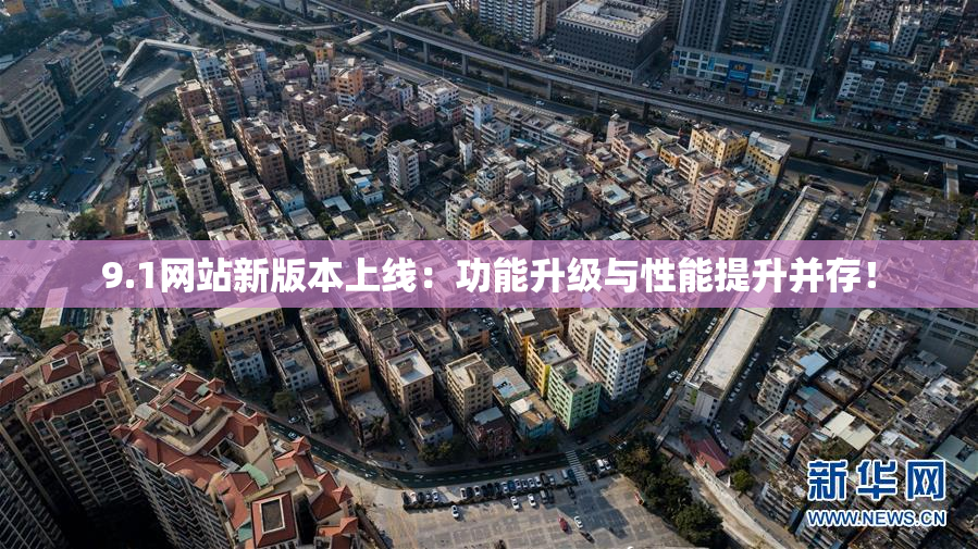 9.1网站新版本上线：功能升级与性能提升并存！