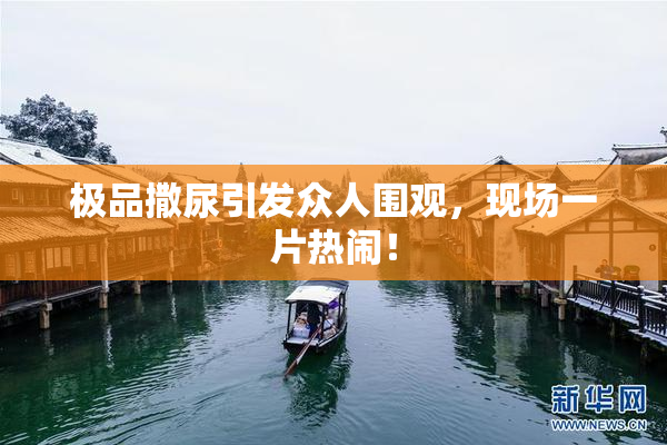 极品撒尿引发众人围观，现场一片热闹！